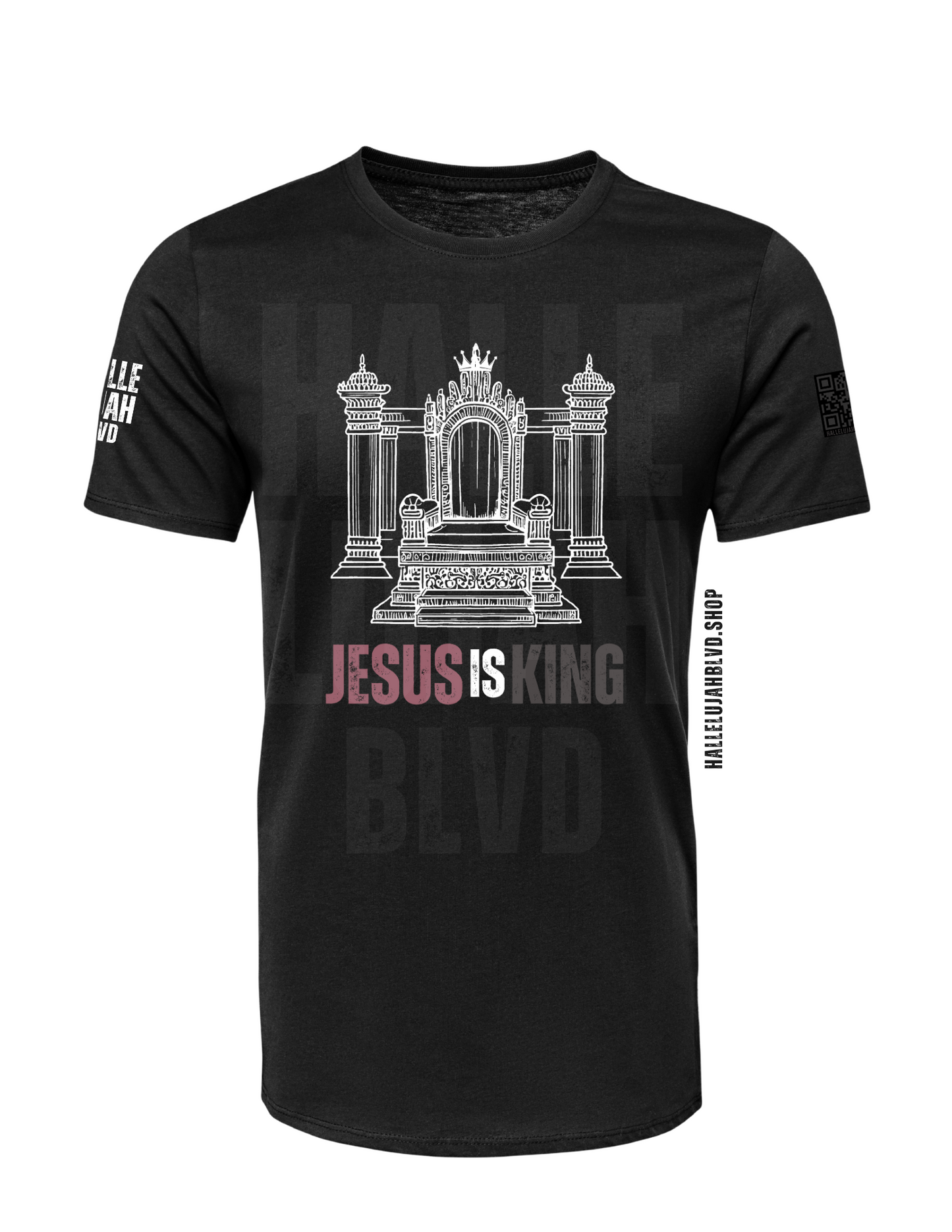 JESUS IS KING (Rose Dust+Stone) T-shirt