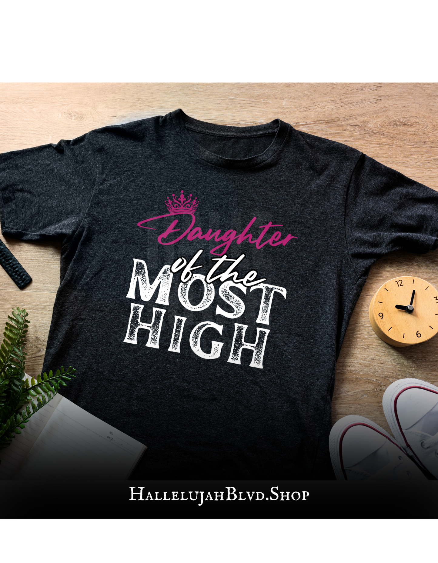 Daughter of the Most High Black Unisex Adult T-shirt