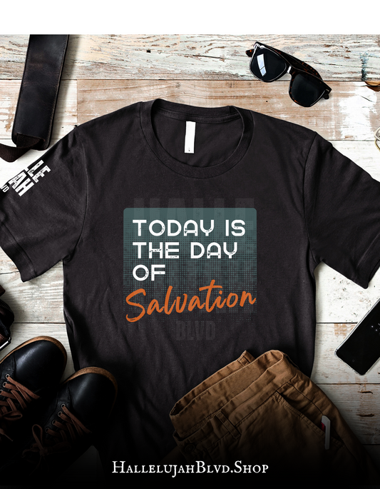 Salvation (Orange) Black Unisex Adult T-shirt